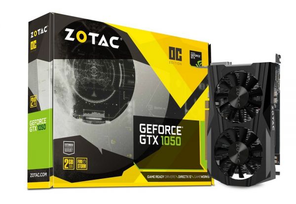 ZOTAC GeForce GTX 1050 2GB OC Edition 288-2N454-100Z8
