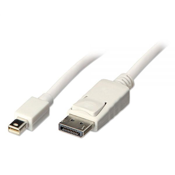 Mini-DisplayPort auf DisplayPort-Kabel | 2m | weiß | NEU 