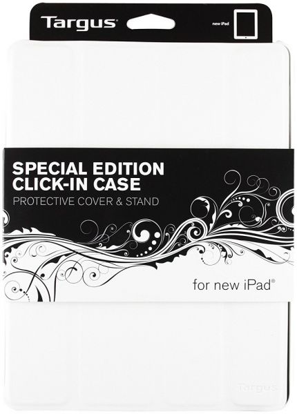 Targus Special Edition Click In Case, White | iPad 3 iPad4 N THD02001EU