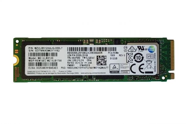 512 GB m.2 2280 NVMe SSD | Samsung | PM981 L01431-002