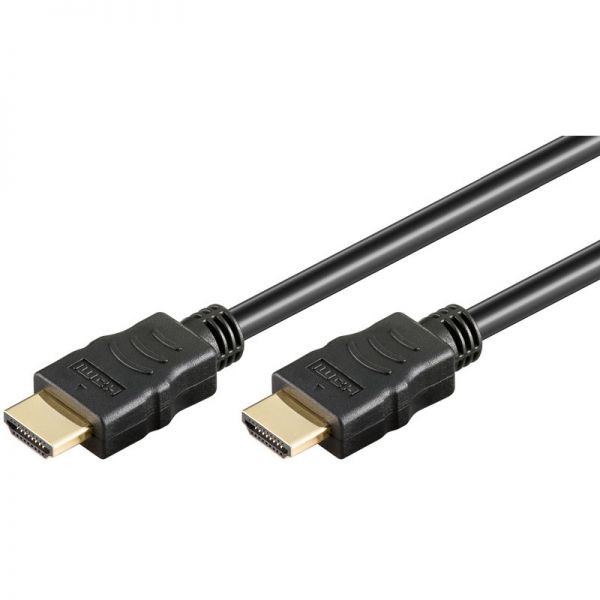 5m High Speed HDMI-Kabel | Ethernet | schwarz | neu 