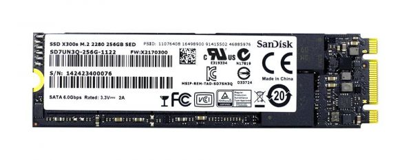 256 GB m.2 2280 SSD | Sandisk | X300s 769998-001 821680-001