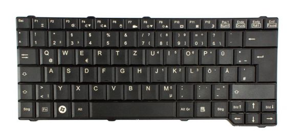 Tastatur für Fujitsu Mobile V6535 | schwarz S26391-F150-B221
