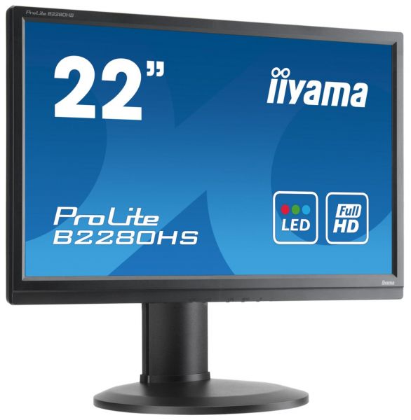 Iiyama ProLite B2480HS | 23,6 Zoll 16:9 | FHD LED B2480HS-W2