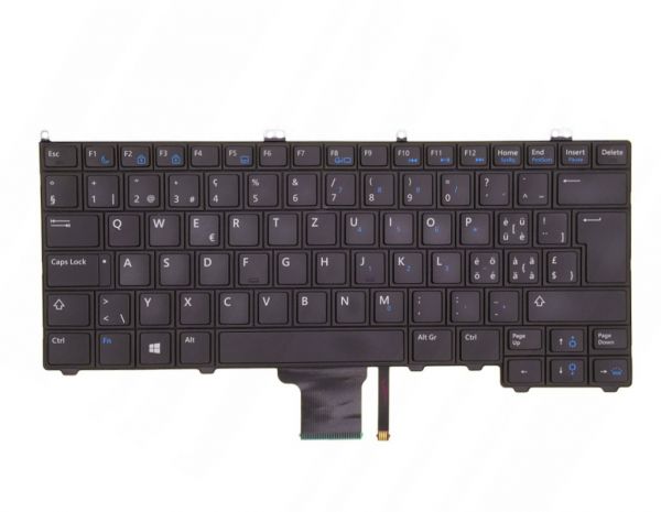 Dell E7240 Tastatur | CH Layout | 0YF7P3 | beleuchtet 0YF7P3