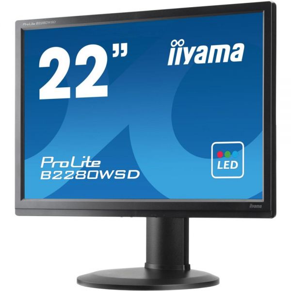 Iiyama ProLite B2280WSD | 22 Zoll 16:10 | WSXGA+ LED B2280WSD-W1