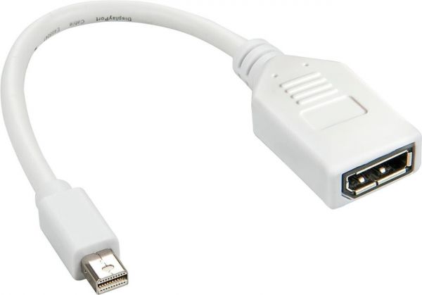 Mini-DisplayPort auf DisplayPort-Adapter | weiß 