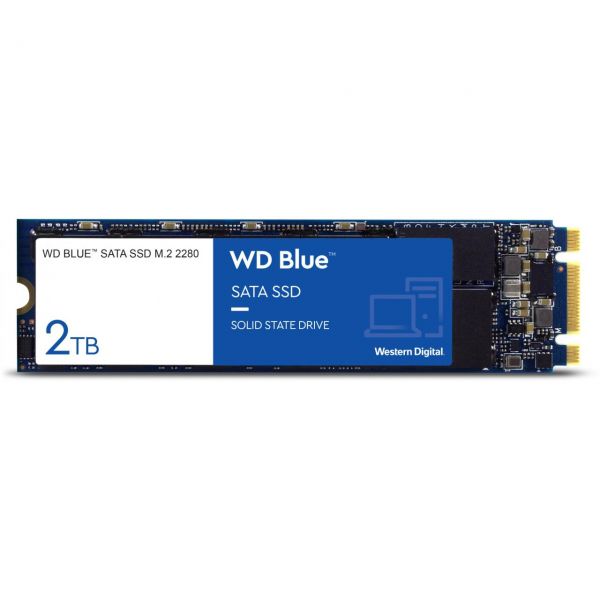 2 TB SSD Festplatte | M.2 2280 | WesternDigital Blue | NEU WDS200T2B0B