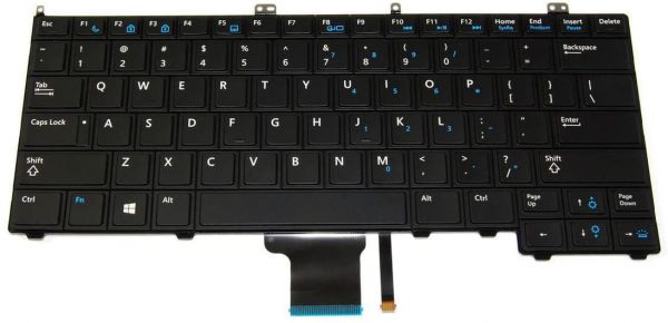 Dell E7240 Tastatur | US Layout | 0115T5 | beleuchtet 0115T5